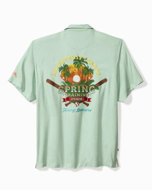 Men Shirts | Tommy Bahama MLB® Spring Training™ 2024 Grapefruit League Silk Camp Patina