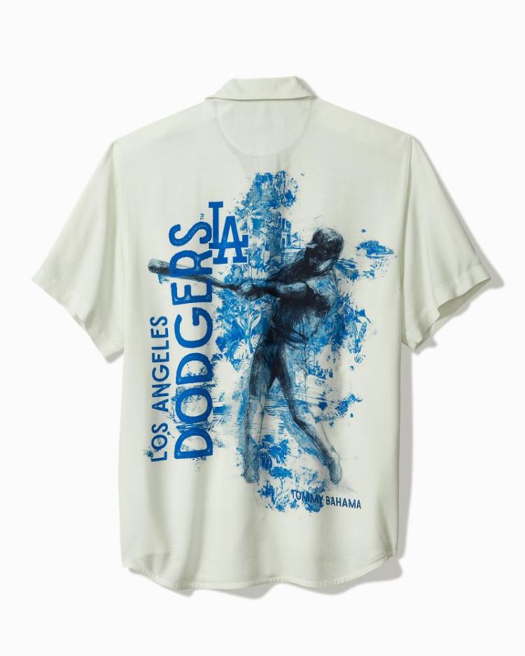 Men Shirts | Tommy Bahama MLB® Veracruz Cay Ace Islanders Short-Sleeve Shirt Los_angeles_dodgers