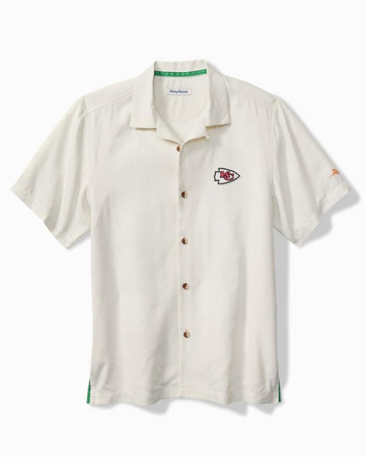 Men Shirts | Tommy Bahama NFL Coconut Matchup Silk Camp Shirt Kansas_city_chiefs