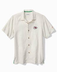 Men Shirts | Tommy Bahama NFL Coconut Matchup Silk Camp Shirt Kansas_city_chiefs