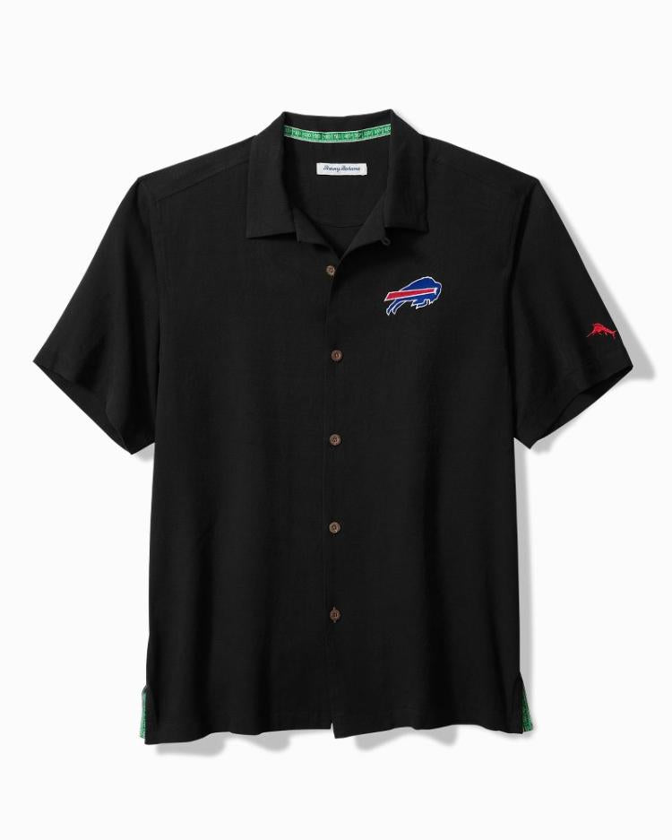 Men Shirts | Tommy Bahama NFL Tidal Kickoff Silk Camp Shirt Buffalo_bills