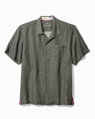 Men Shirts | Tommy Bahama Sea Glass Camp Shirt Gunmetal
