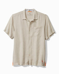 Men Shirts | Tommy Bahama Sea Glass Camp Shirt Natural