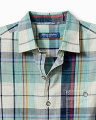 Men Shirts | Tommy Bahama Sunwash Check Long-Sleeve Shirt Azul Mar