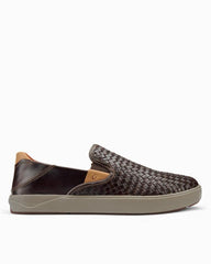 Men Shoes &amp; Sandals | Tommy Bahama OluKai® Lae'ahi Lauhala Slip-On Sneakers Dark Wood
