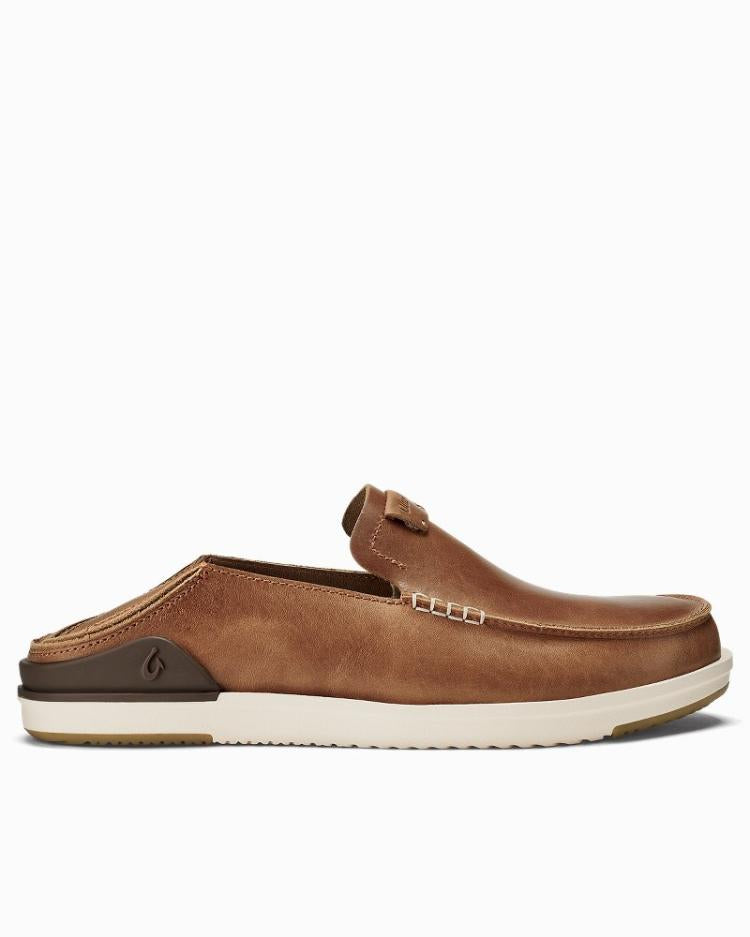 Men Shoes &amp; Sandals | Tommy Bahama OluKai® Kākaha Leather Slip-On Shoes Fox