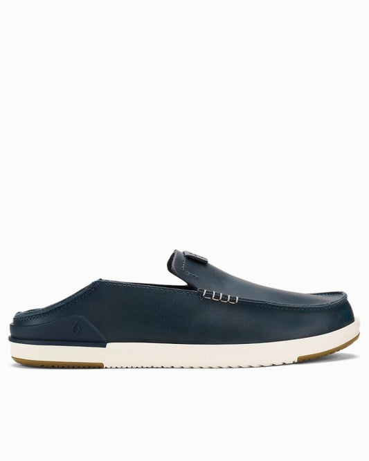 Men Shoes &amp; Sandals | Tommy Bahama OluKai® Kākaha Leather Slip-On Shoes Lagoon