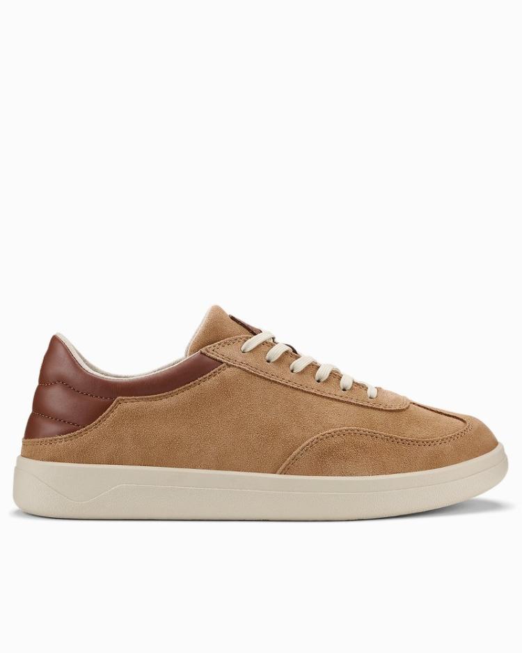 Men Shoes &amp; Sandals | Tommy Bahama OluKai® Pūnini Suede Sneakers Tan