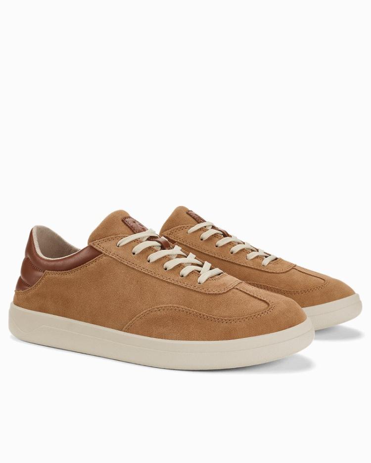 Men Shoes &amp; Sandals | Tommy Bahama OluKai® Pūnini Suede Sneakers Tan