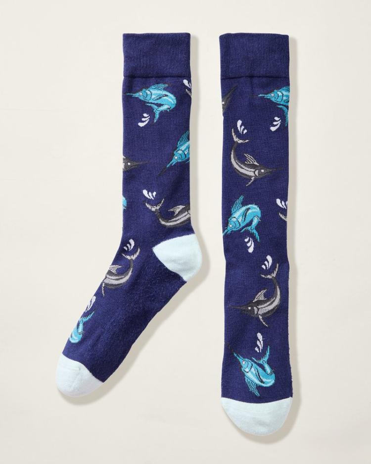 Men Socks | Tommy Bahama Catch Of The Day Socks Coastline
