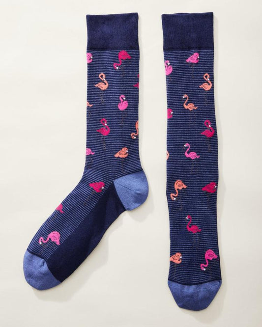 Men Socks | Tommy Bahama Flock N' Roll Socks Coastline