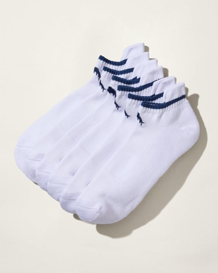 Men Socks | Tommy Bahama IslandZone® Athletic Tab Socks - 3 Pack White