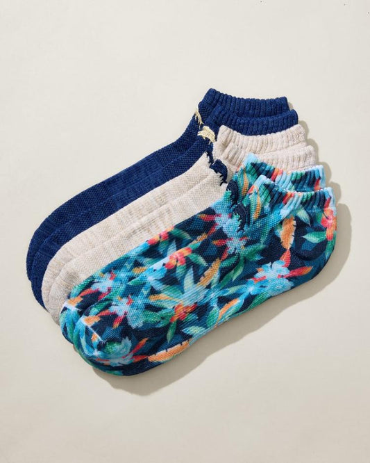 Men Socks | Tommy Bahama IslandZone® Performance Athletic Socks—3-Pack Assorted