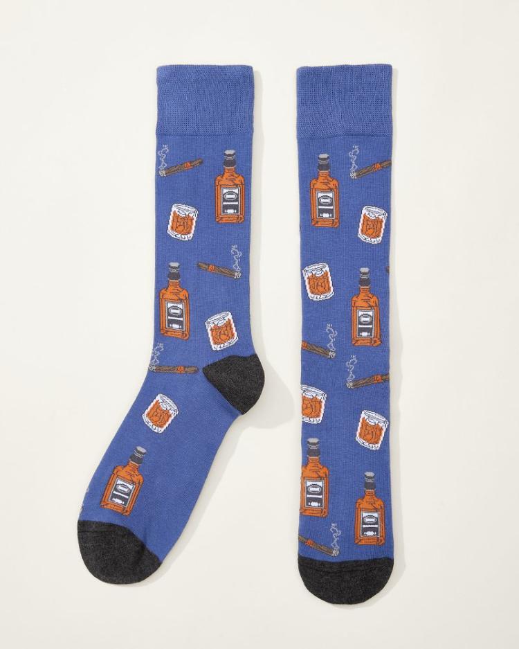 Men Socks | Tommy Bahama Relax &amp; Unwind Socks Shell Grey