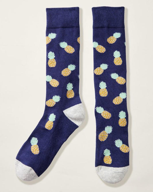 Men Socks | Tommy Bahama Slice Of Paradise Socks Coastline