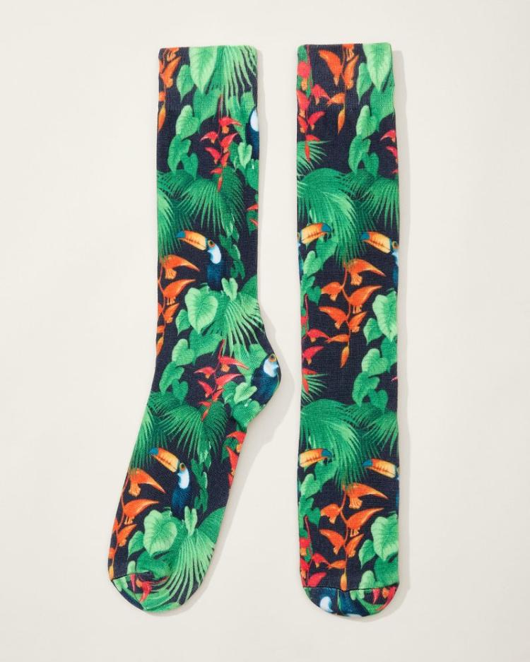 Men Socks | Tommy Bahama Toucanopy Socks Coastline