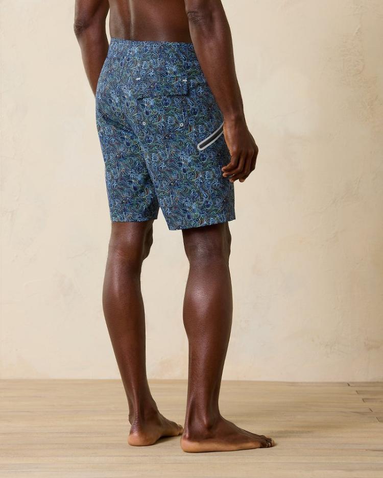 Men Swim &amp; Boardshorts | Tommy Bahama Molokai Hidden Paradise 9-Inch Boardshorts Deep Space