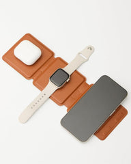 Men Wallets &amp; Tech Accessories | Tommy Bahama 3-In-1 Wireless Charging Pad Brown