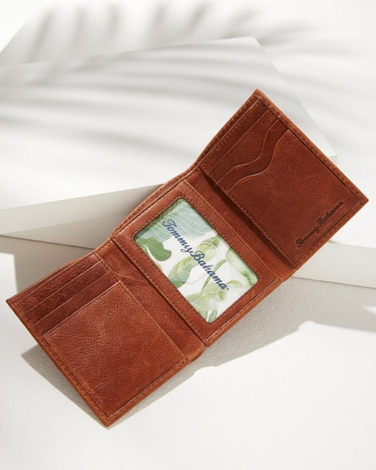 Men Wallets &amp; Tech Accessories | Tommy Bahama Crunch Trifold Wallet Tan
