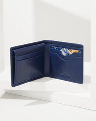 Men Wallets &amp; Tech Accessories | Tommy Bahama Passcase Wallet With Patch Logo Navy