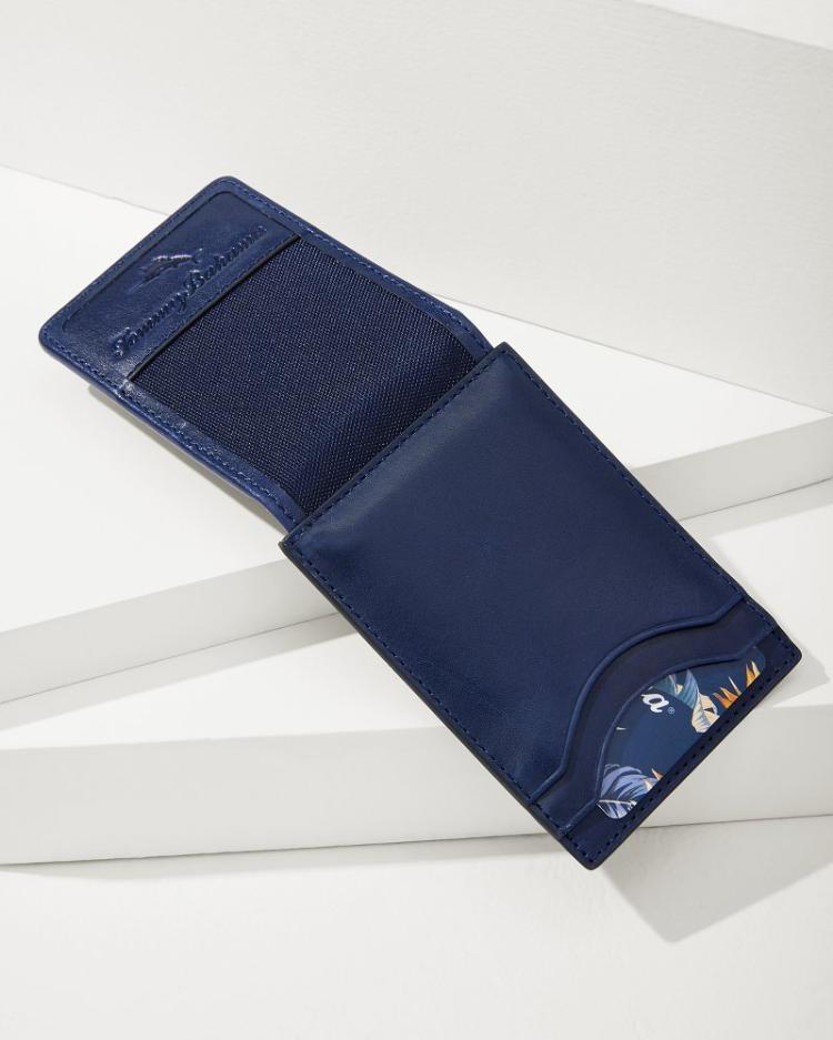 Men Wallets &amp; Tech Accessories | Tommy Bahama Wide Magnetic Wallet Navy