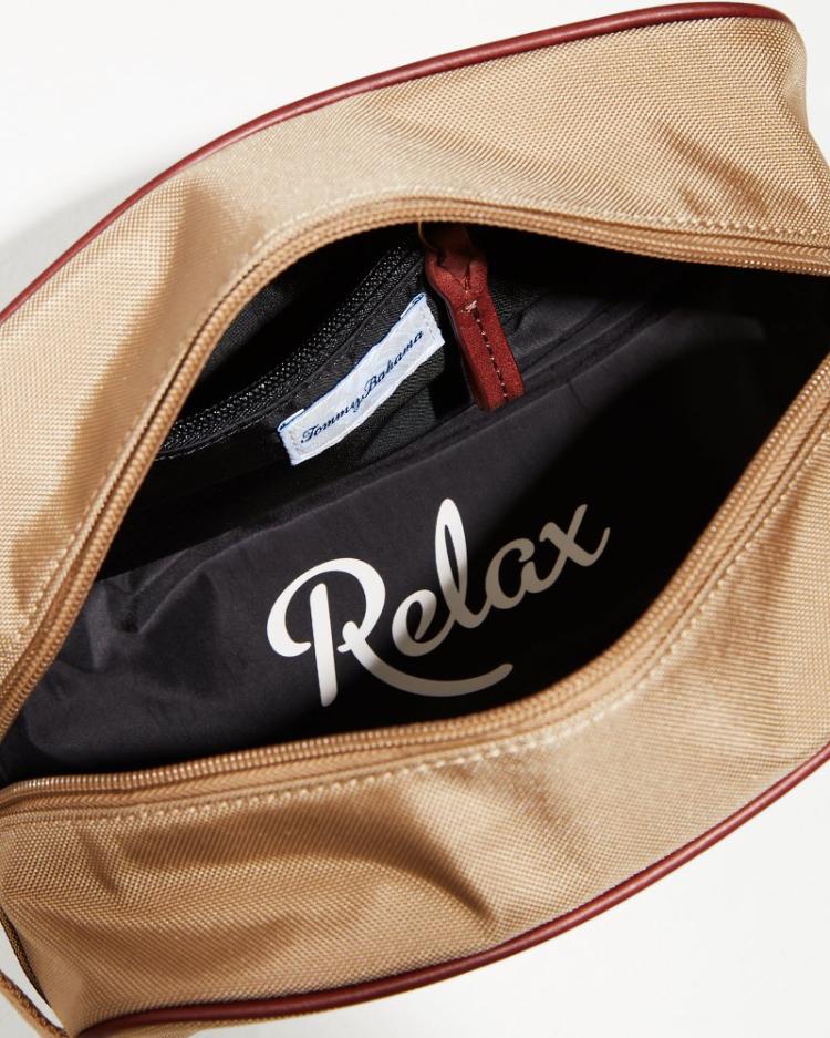 Men/Beach &amp; Home Luggage &amp; Travel | Tommy Bahama Tommy Bahama Tonal Nylon Toiletry Bag Khaki