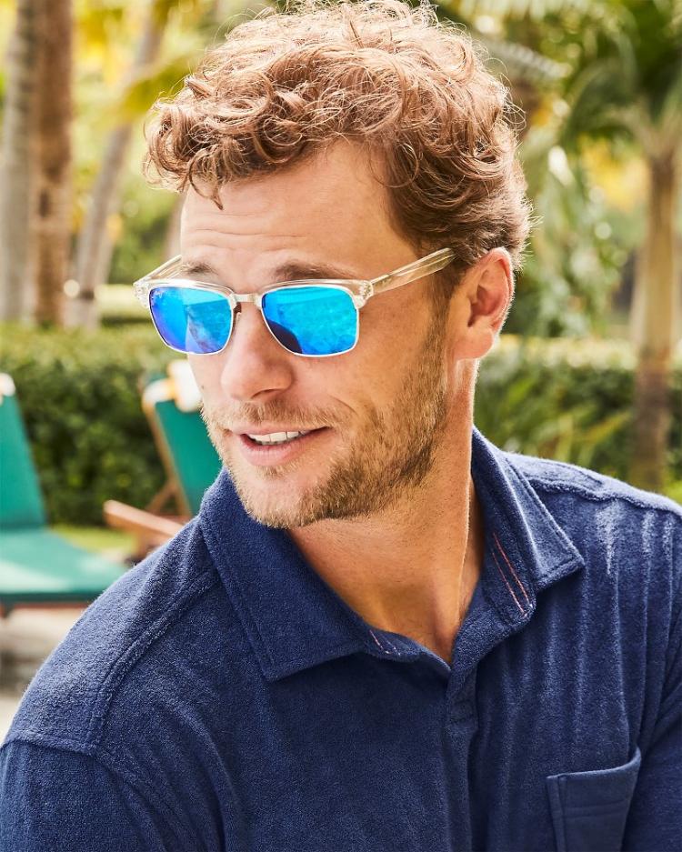 Men/Women Maui Jim® Sunglasses | Tommy Bahama Kawika Sunglasses By Maui Jim® Crystal