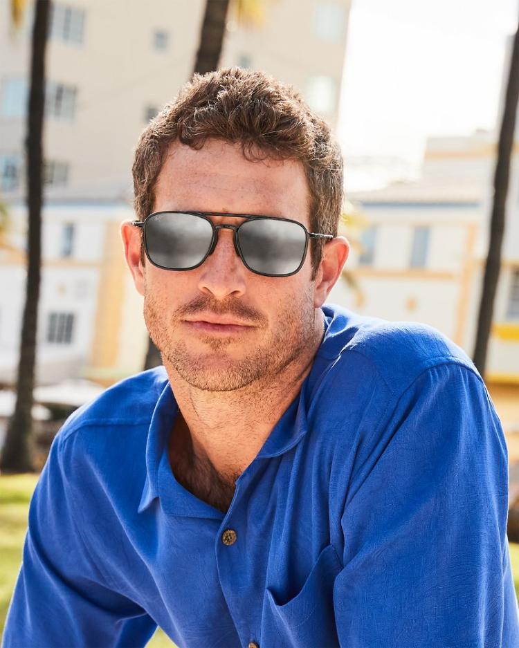 Men/Women Maui Jim® Sunglasses | Tommy Bahama Keokea Sunglasses By Maui Jim® Black