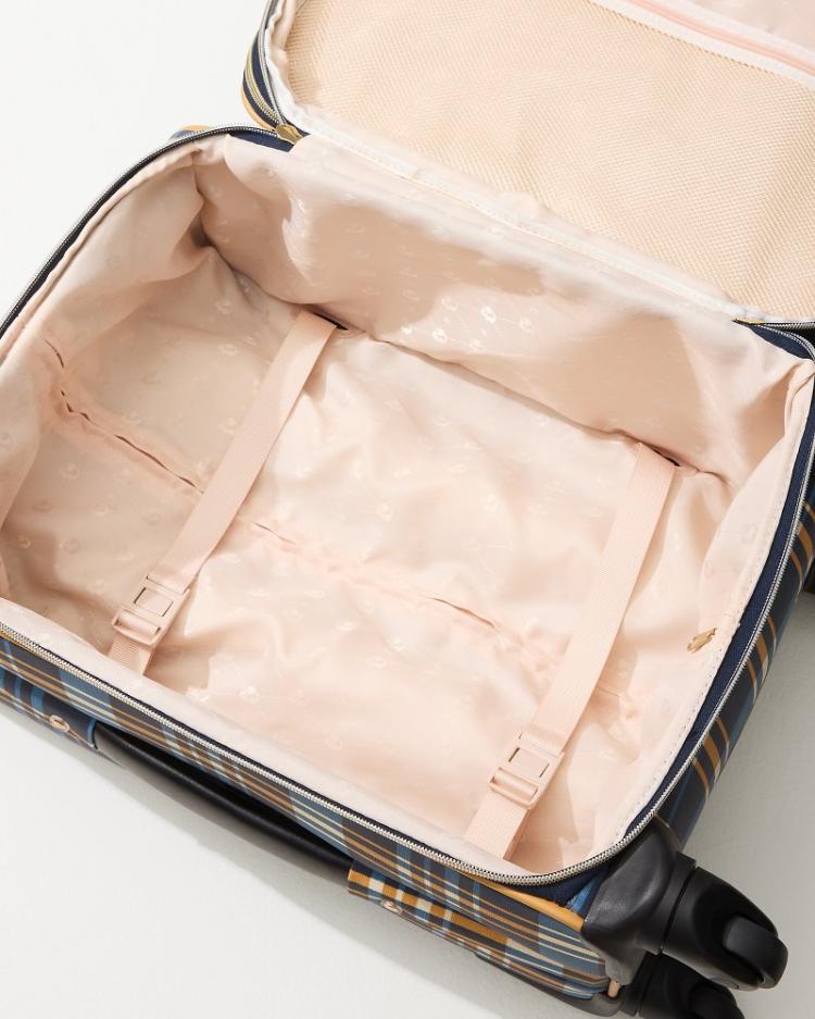 Men/Women/Beach &amp; Home Luggage &amp; Travel | Tommy Bahama Kalalanta 20-Inch Rolling Suitcase Navy Plaid