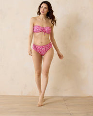 Women Bikini Bottoms | Tommy Bahama Island Cays Shell Beach High-Waist Bikini Bottoms Passion Pink