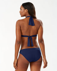Women Bikini Tops | Tommy Bahama Pearl Halter Bikini Top Mare Navy