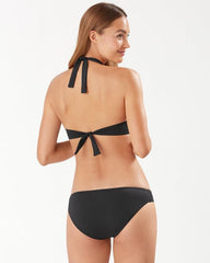 Women Bikini Tops | Tommy Bahama Pearl Underwire Halter Bikini Top Black