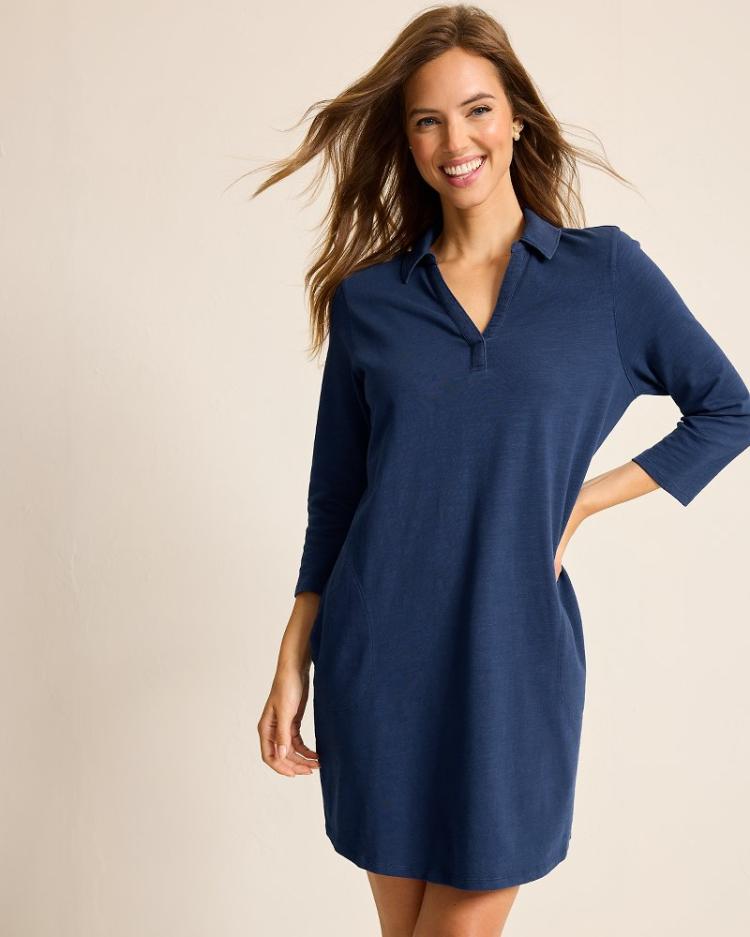 Women Dresses | Tommy Bahama Ashby Isles T-Shirt Dress Island Navy