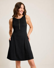 Women Dresses | Tommy Bahama Darcy Fit-and-Flare Dress Black