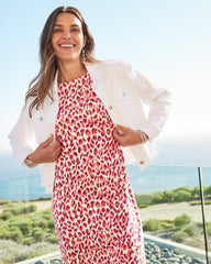 Women Dresses | Tommy Bahama Darcy Jeweled Jaguar Sheath Dress Bleached Sand