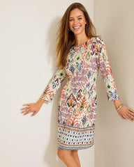 Women Dresses | Tommy Bahama Darcy Vista Cove 3/4-Sleeve Dress White Sand