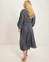 Women Dresses | Tommy Bahama Diamond Cay Long-Sleeve Maxi Dress Coastline