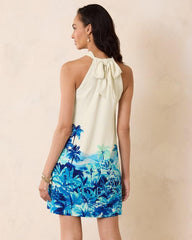 Women Dresses | Tommy Bahama Ocean Side Views Silk Halter Dress Coconut
