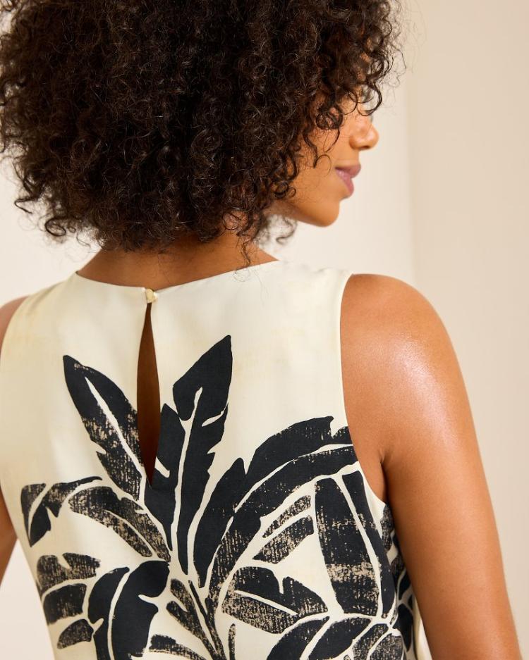 Women Dresses | Tommy Bahama Peninsula Palms Silk Shift Dress Coconut