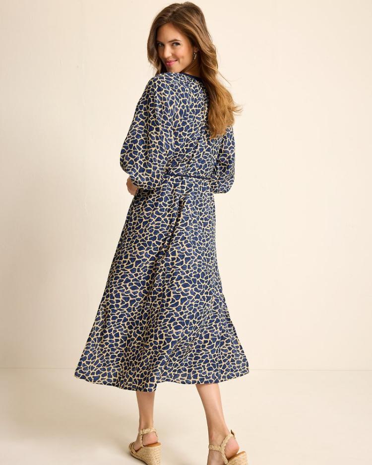 Women Dresses | Tommy Bahama Safari Spots Midi Dress Island Navy