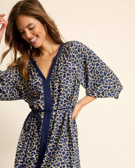 Women Dresses | Tommy Bahama Safari Spots Midi Dress Island Navy