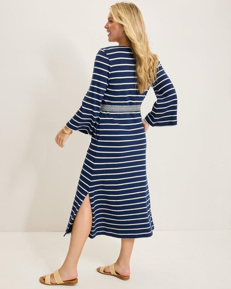 Women Dresses | Tommy Bahama Sun Harbor Midi Caftan Dress Island Navy