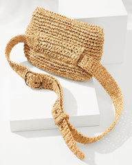 Women Handbags &amp; Clutches | Tommy Bahama 5-in-1 Raffia Belt Bag Natural