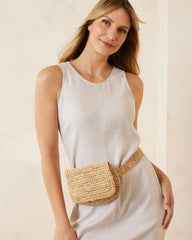 Women Handbags &amp; Clutches | Tommy Bahama 5-in-1 Raffia Belt Bag Natural