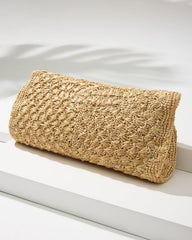 Women Handbags &amp; Clutches | Tommy Bahama Rimini Raffia Clutch Natural/silver