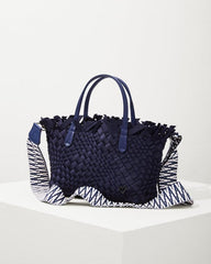 Women Handbags &amp; Clutches | Tommy Bahama Taunton Fringe Top Small Tote &amp; Wristlet Navy
