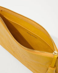 Women Handbags &amp; Clutches | Tommy Bahama Tommy Bahama Perforated Leather Pouch Yellow