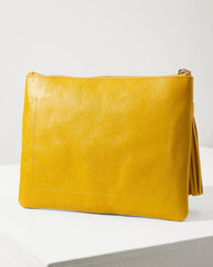 Women Handbags &amp; Clutches | Tommy Bahama Tommy Bahama Perforated Leather Pouch Yellow