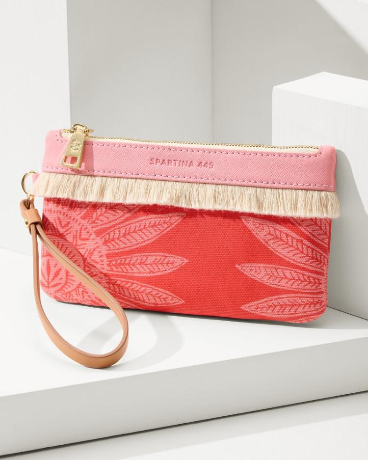 Women Handbags &amp; Clutches | Tommy Bahama Palmetto Frond Grab N' Go Wristlet Palmetto Frond