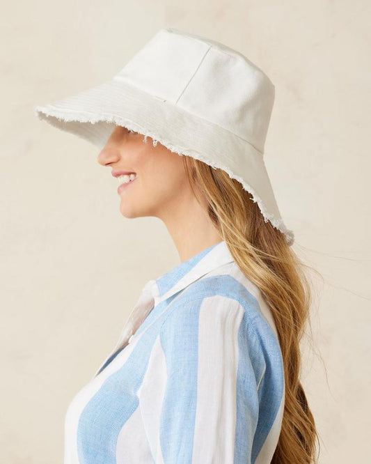 Women Hats &amp; Caps | Tommy Bahama Bay Floppy Hat White